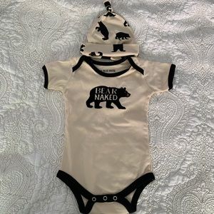 Bear onesie with hat